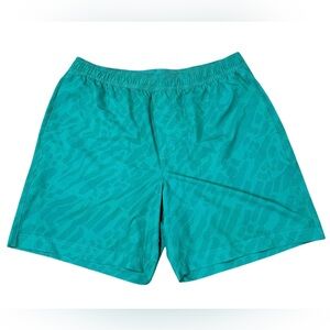 Men’s Chubbies Classic Swim Trunks Shorts Teal Green 5.5 Inseam Size L Large